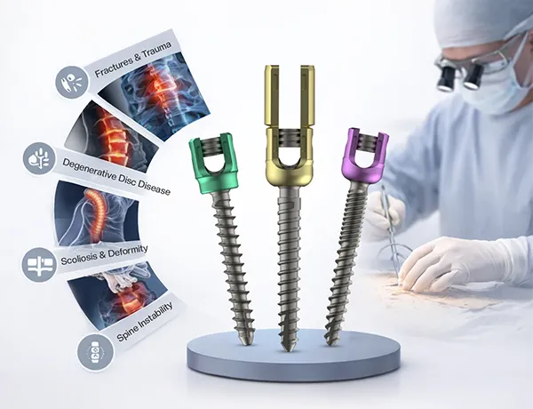 Các loại dụng cụ phẫu thuật cố định cột sống